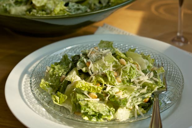 Caesar Salad with Pine Nuts