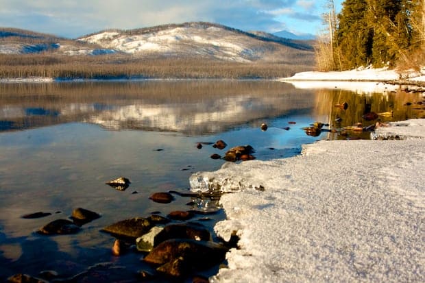 Lake McDonald in the Winter