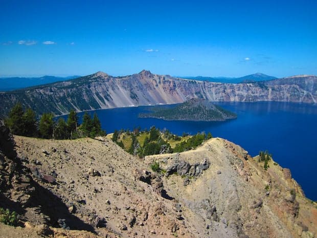 Crater Lake and Mount Garfield