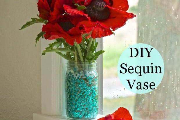 DIY Sequin Vase | Get Inspired Everyday!