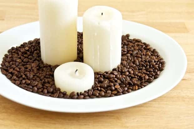 Coffee Bean Candle Centerpiece | Get Inspired Everyday! 