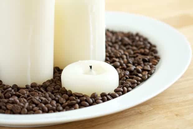 Coffee Bean Candle Centerpiece | Get Inspired Everyday! 