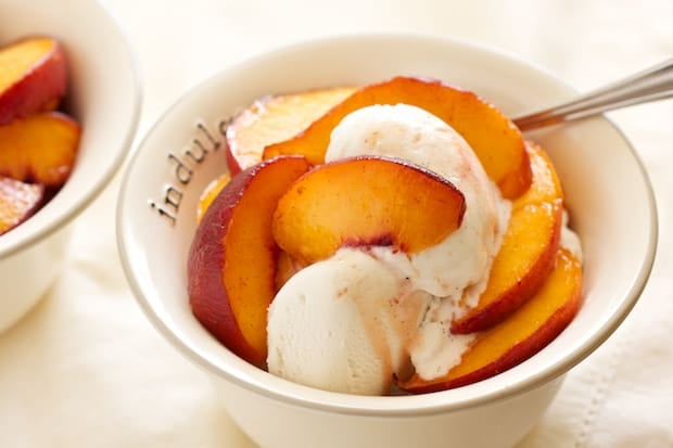 Fresh Peach Topping Recipe for Ice Cream