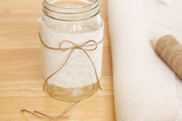 Burlap Mason Jars | Get Inspired Everyday! 