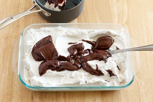Chocolate Ripple Coconut Ice Cream with Raspberries | Get Inspired Everyday! 