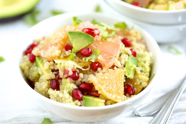 Citrus Quinoa Salad with Avocado and Pomegranates | Get Inspired Everyday!