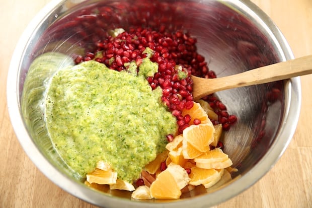 Avocado Cups With Pomegranate Salsa Verde Recipe