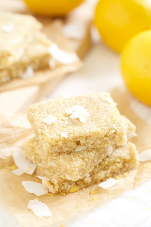 Lemon Meringue Pie Energy Bars | Get Inspired Everyday! 