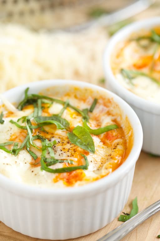 Saucy Italian Baked Eggs | Get Inspired Everyday! 