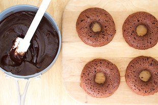 Double Chocolate Cake Doughnuts | Get Inspired Everyday! 