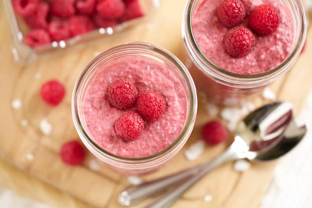 Raspberry Sherbet Chia Pudding | Get Inspired Everyday! 