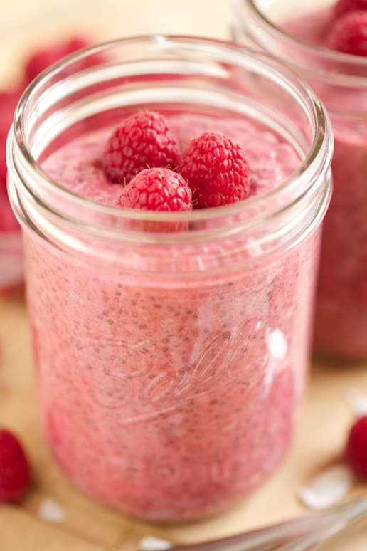 Raspberry Sherbet Chia Pudding | Get Inspired Everyday! 