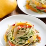 Mango Veggie Noodle Bowls with Creamy Ginger Dressing | Get Inspired Everyday!