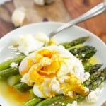 Roasted Asparagus with Lemon Feta Vinaigrette | Get Inspired Everyday!