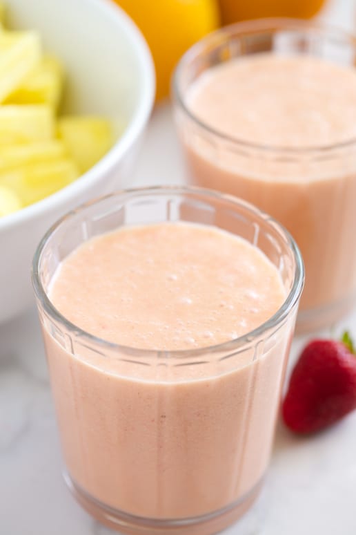 Tropical Strawberry Bliss Smoothie | Get Inspired Everyday! 