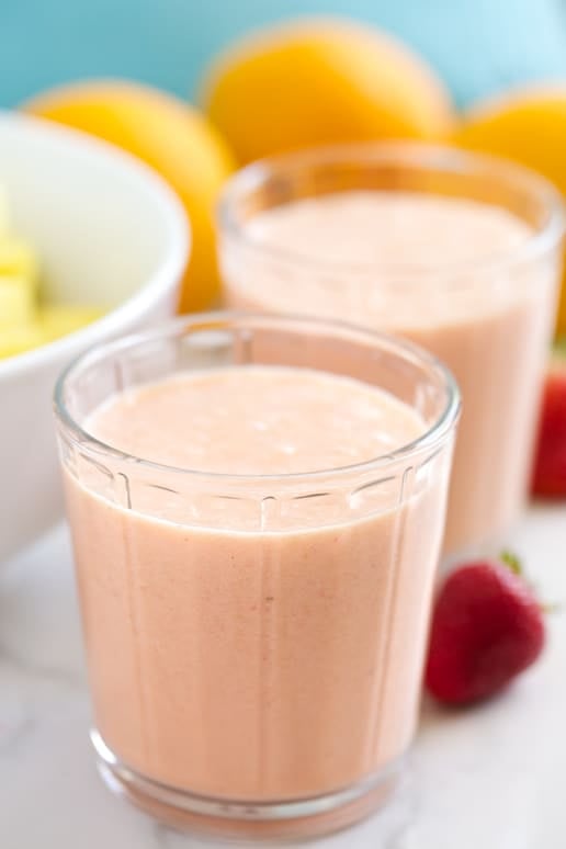 Tropical Strawberry Bliss Smoothie | Get Inspired Everyday! 