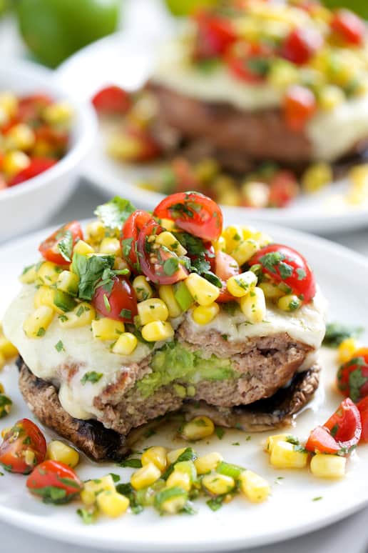 Mexican Turkey Burgers with Fresh Corn Salsa | Get Inspired Everyday! 