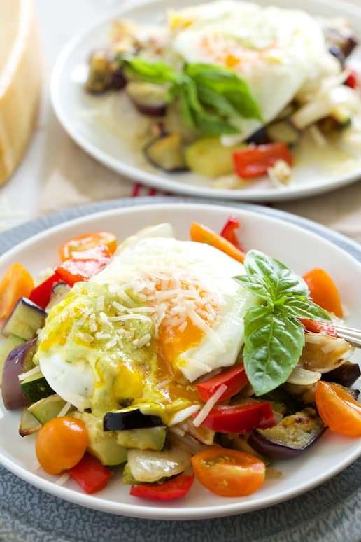 Roasted Market Veggies with Basil Aioli