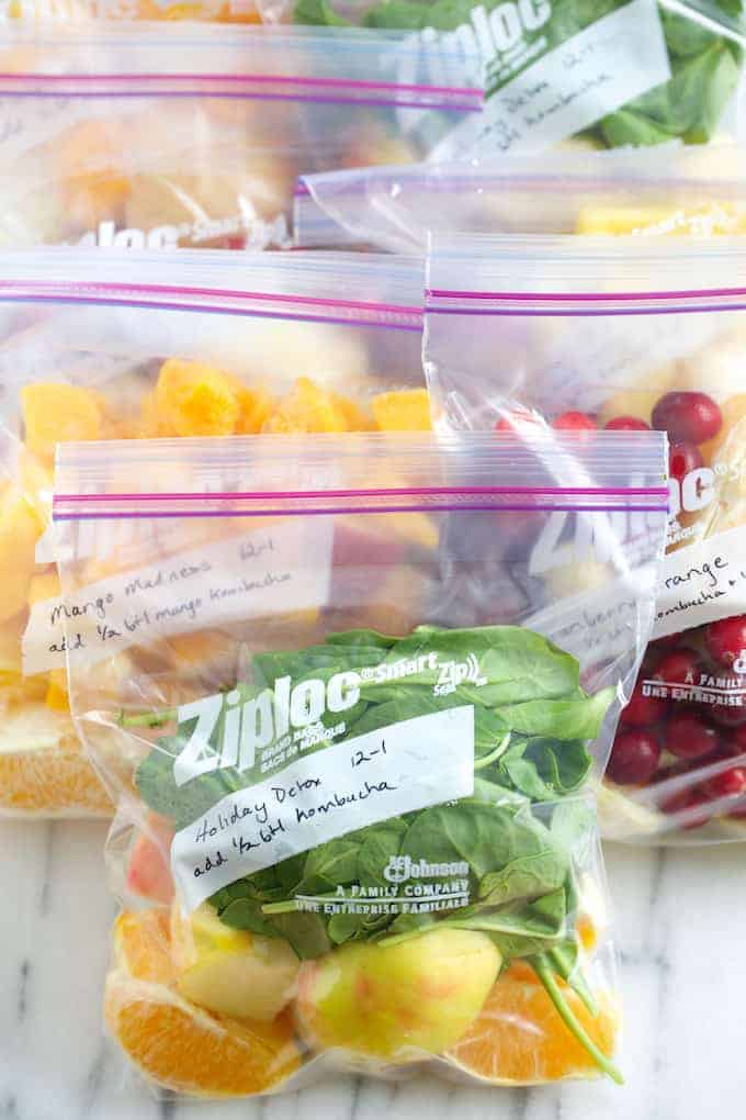 How To Meal Prep Freezer Smoothie Packs