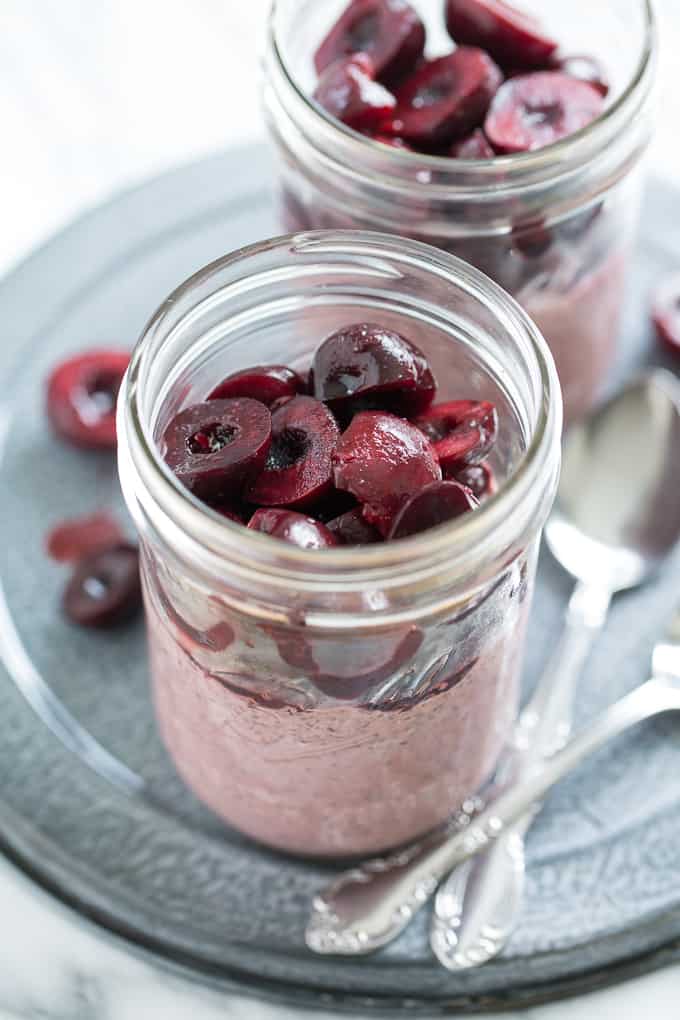 Sweet Cherry Almond Chia Pudding | Get Inspired Everyday!