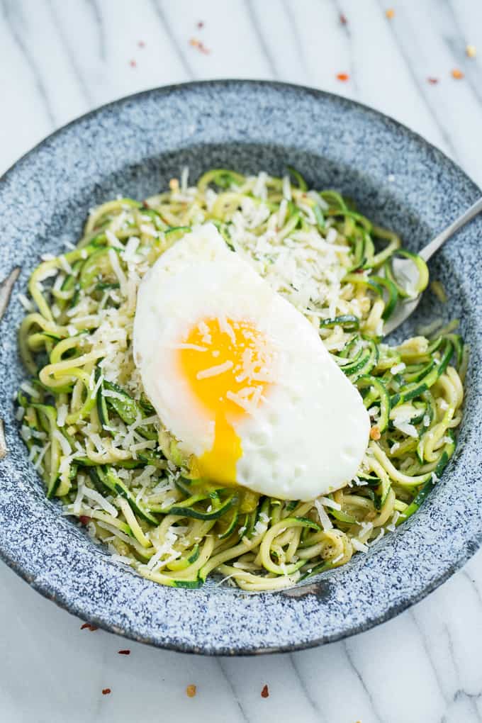 Zucchini Noodles Aglio and Olio | Get Inspired Everyday!