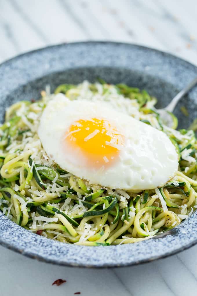 Zucchini Noodles Aglio and Olio | Get Inspired Everyday!