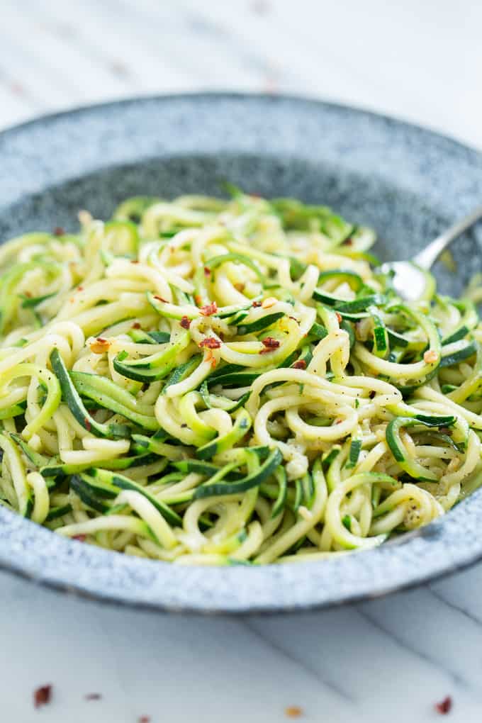 Zucchini Noodles Aglio and Olio | Get Inspired Everyday!