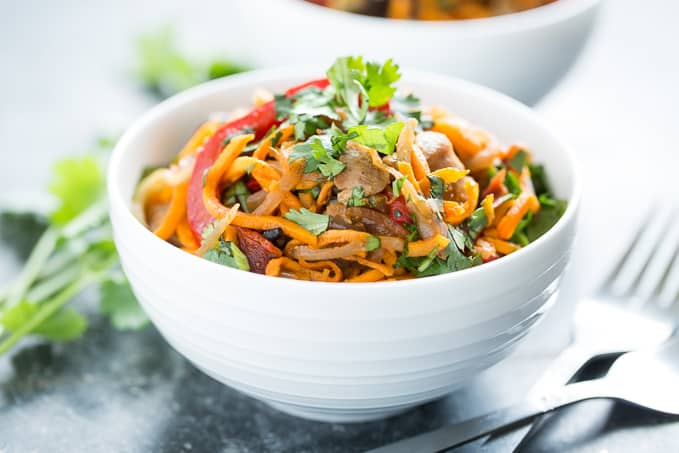 Cajun Sweet Potato Noodles | Get Inspired Everyday!