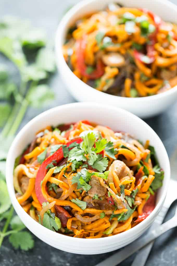 Cajun Sweet Potato Noodles | Get Inspired Everyday!