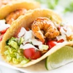 Chile Rubbed Shrimp Tacos | Get Inspired Everyday!