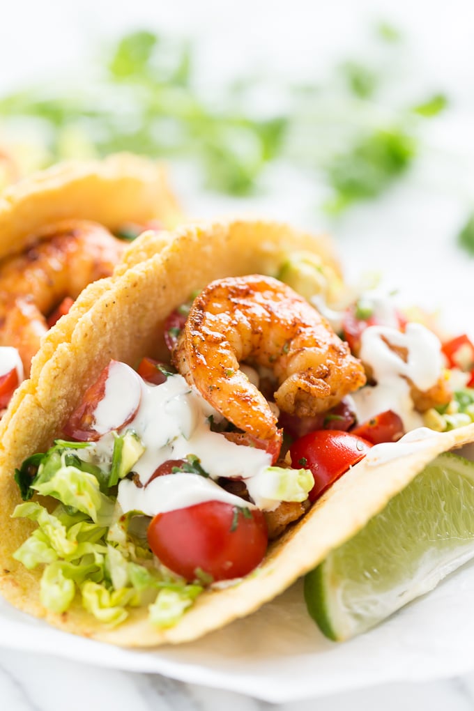 Chipotle Rubbed Shrimp Tacos | Get Inspired Everyday!