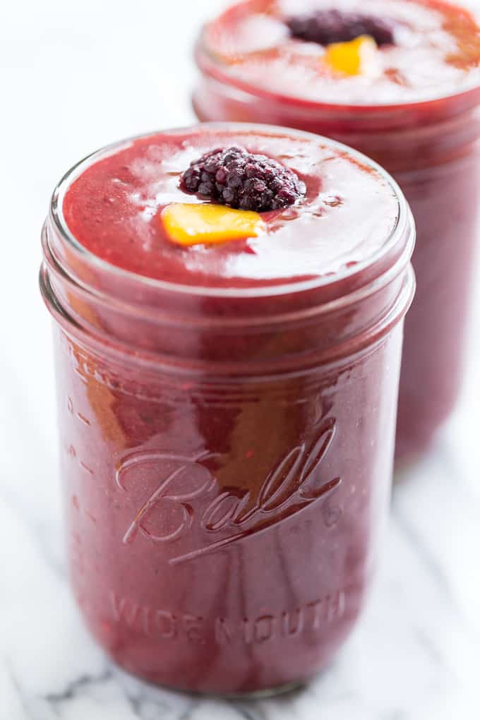 Mango Blackberry Smoothie | Get Inspired Everyday!