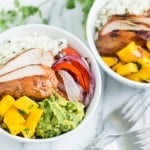 Paleo Burrito Bowls with Mango Salsa | Get Inspired Everyday!