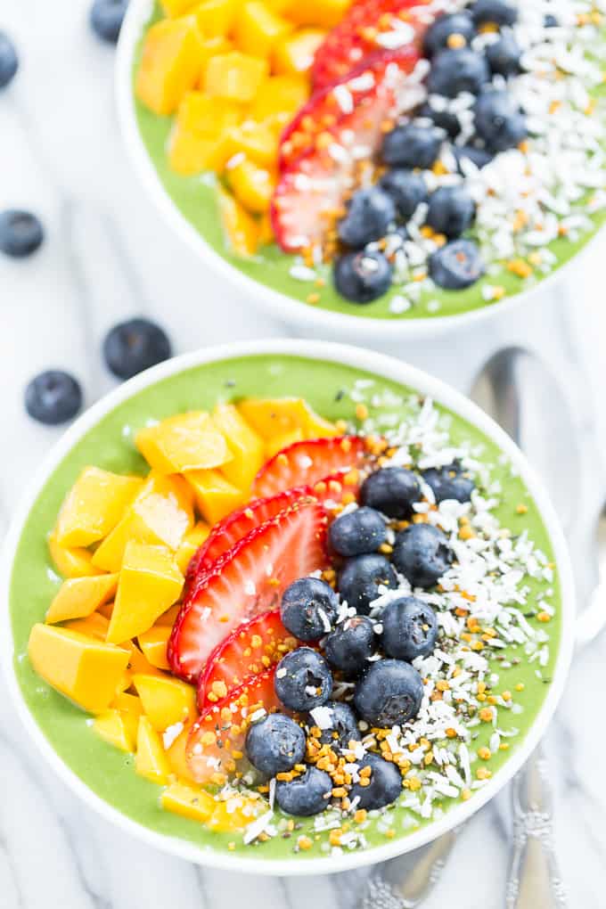 Green Smoothie Breakfast Bowls | Get Inspired Everyday!