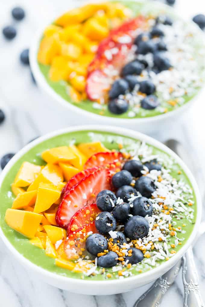 Green Smoothie Breakfast Bowls | Get Inspired Everyday!