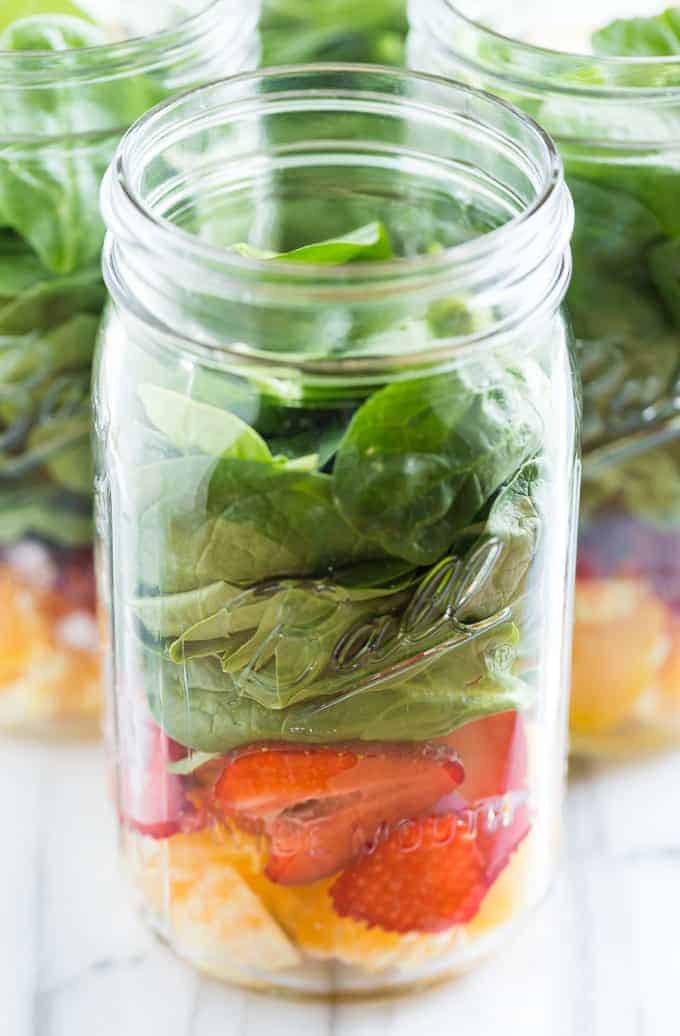 Everyday Mason Jar Salad - Simply Scratch