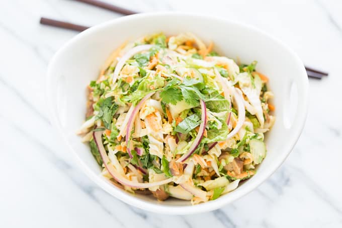 Banh Mi Slaw with Creamy Sriracha Dressing | Get Inspired Everyday!