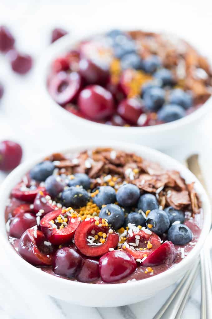 Cherry Berry Acai Bowls | Get Inspired Everyday!