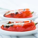 Grilled Sweet Peppers Stuffed with Herbed Goat Cheese | Get Inspired Everyday!