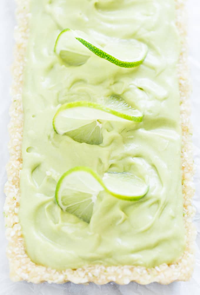 No-Bake Coconut Lime Tart | Get Inspired Everyday!