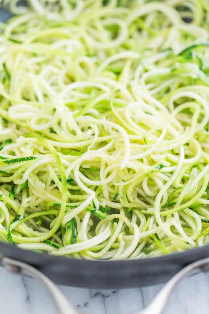 Zucchini Noodle Veggie Lo Mein | Get Inspired Everyday!