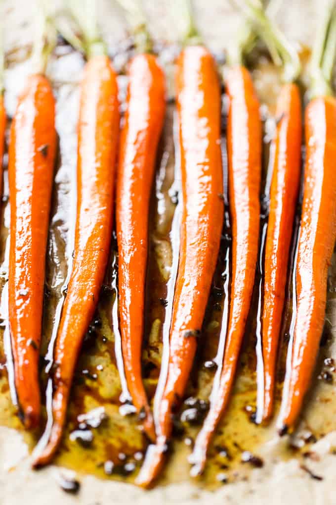 Browned Butter Maple Sage Roasted Carrots | Get Inspired Everyday!