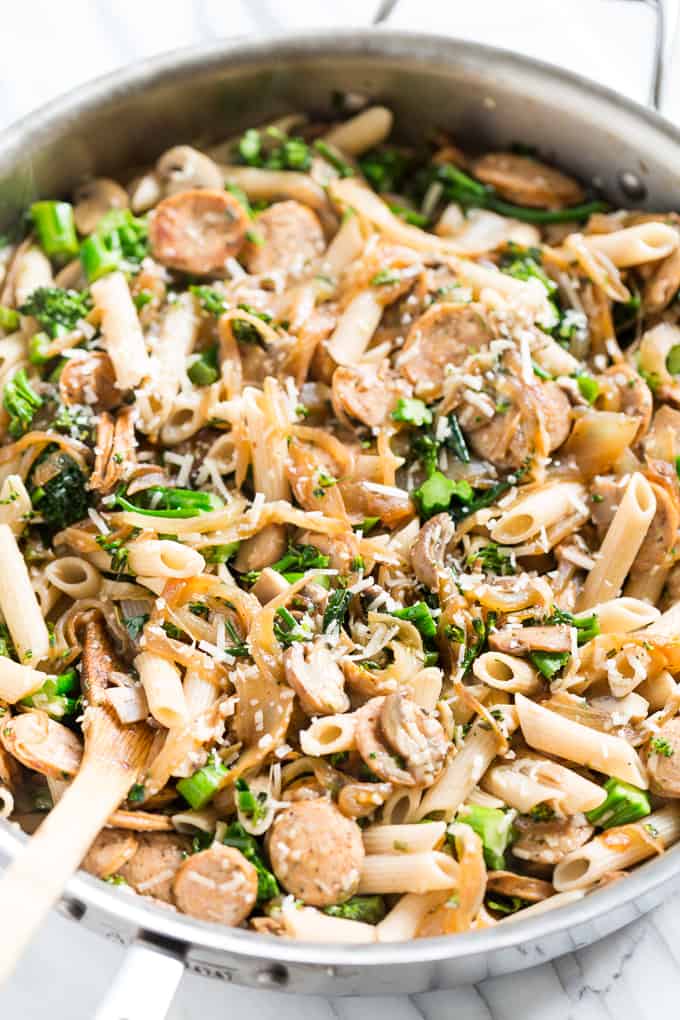 Rustic Italian Sausage Pasta with Broccoli Rabe | Get Inspired Everyday!