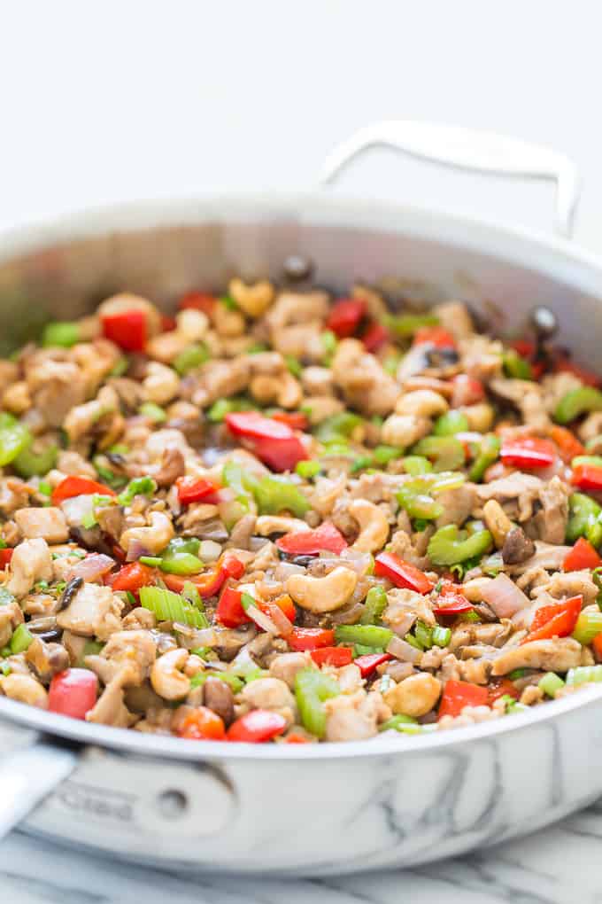 Cashew Chicken Veggie Stir Fry | Get Inspired Everyday!