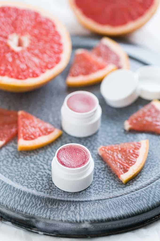 Homemade Pink Grapefruit Lip Balm | Get Inspired Everyday!