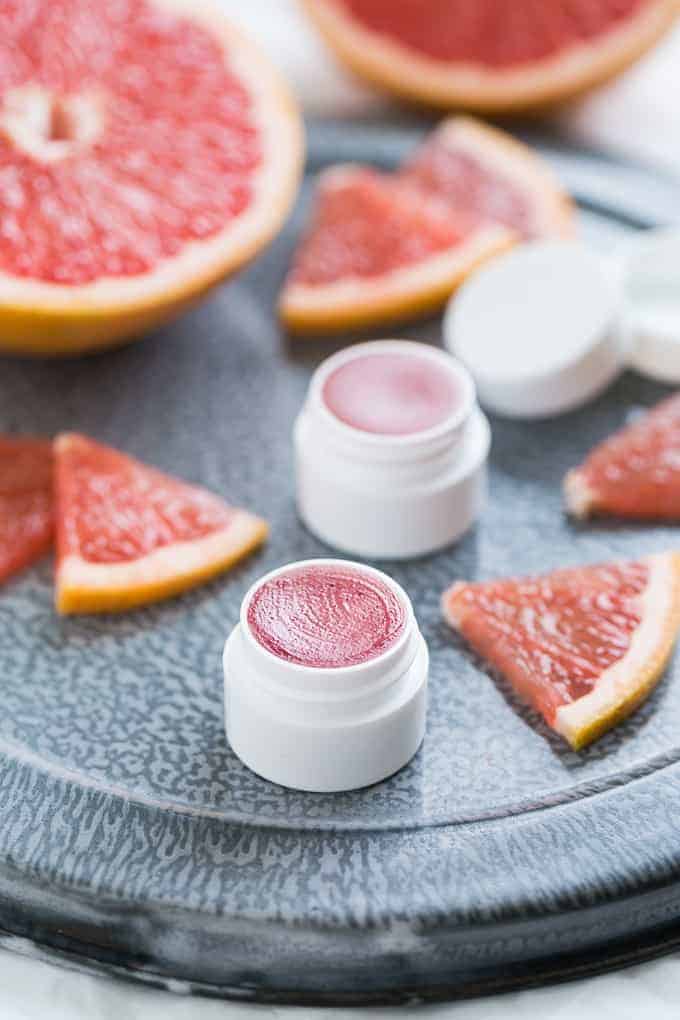 Homemade Pink Grapefruit Lip Balm | Get Inspired Everyday!