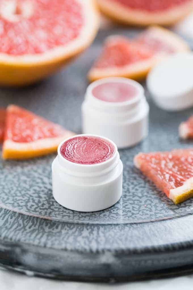 Homemade Pink Grapefruit Lip Balm | Get Inspired Everyday!