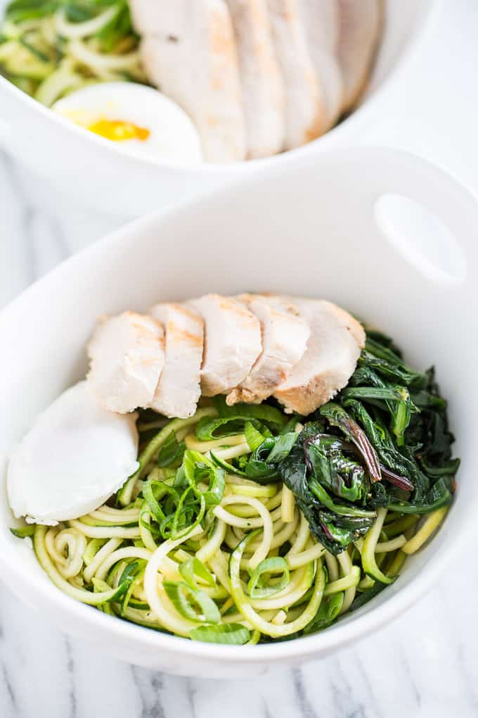 Chicken Zucchini Noodle Ramen | Get Inspired Everyday!