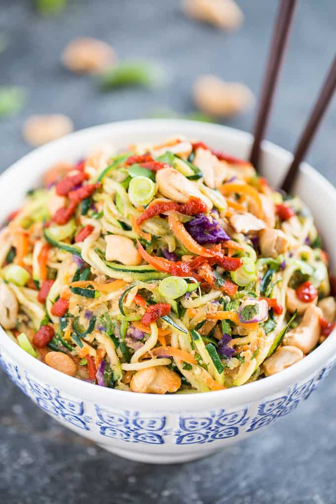 Rainbow Veggie Dragon Noodles | Get Inspired Everyday!