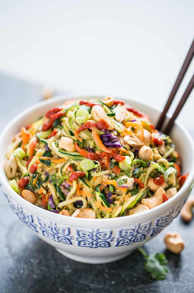 Rainbow Veggie Dragon Noodles | Get Inspired Everyday!